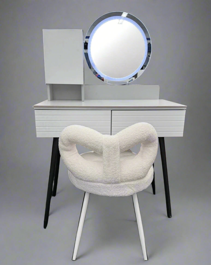 Modern Vanity With Butterfly Chair
