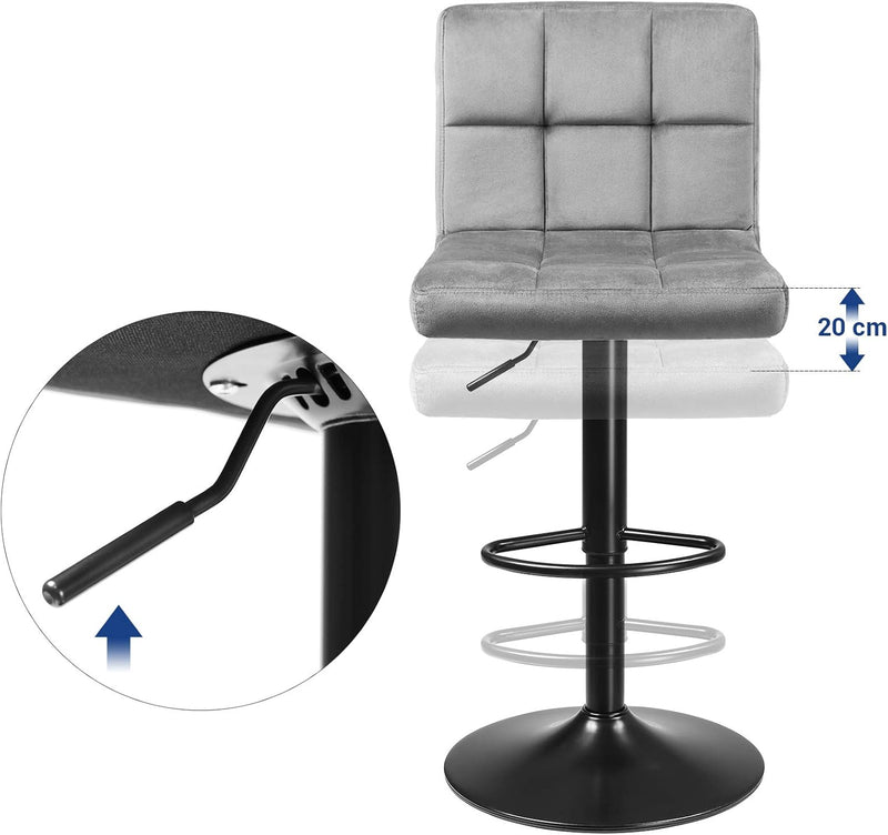 Velvet Bar Stool