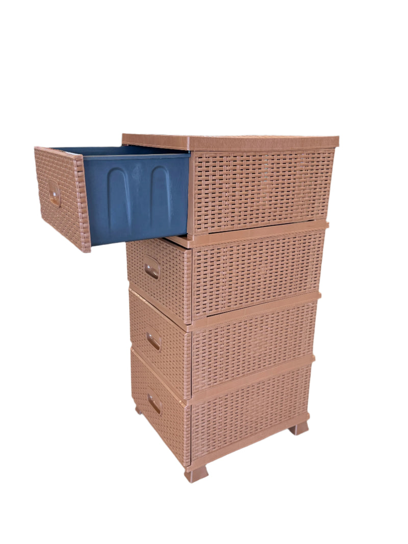 Rattan Design Drawers