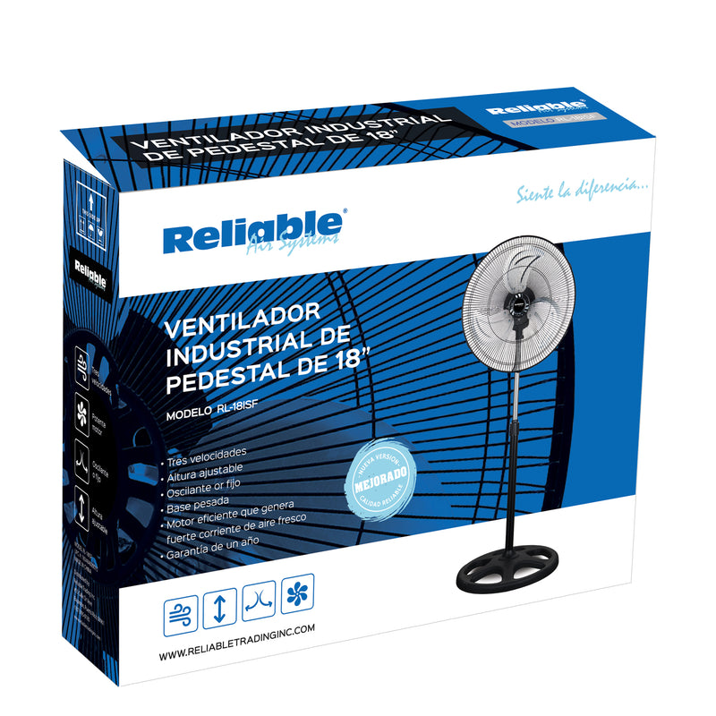 18" Industrial Stand Fan