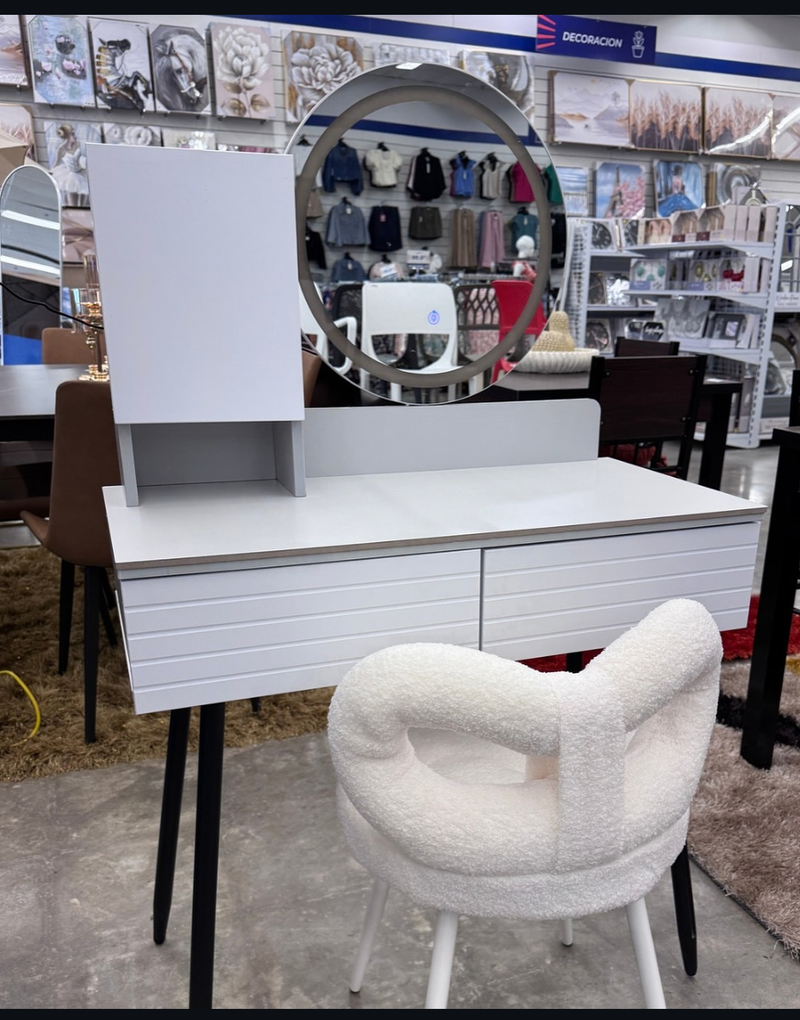 Modern Vanity With Butterfly Chair