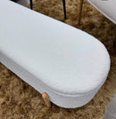 OVAL STORAGE OTTOMAN