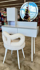 Modern Vanity With Butterfly Chair