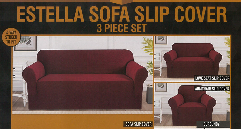 Estella Sofa Slip Cover 3pc Set