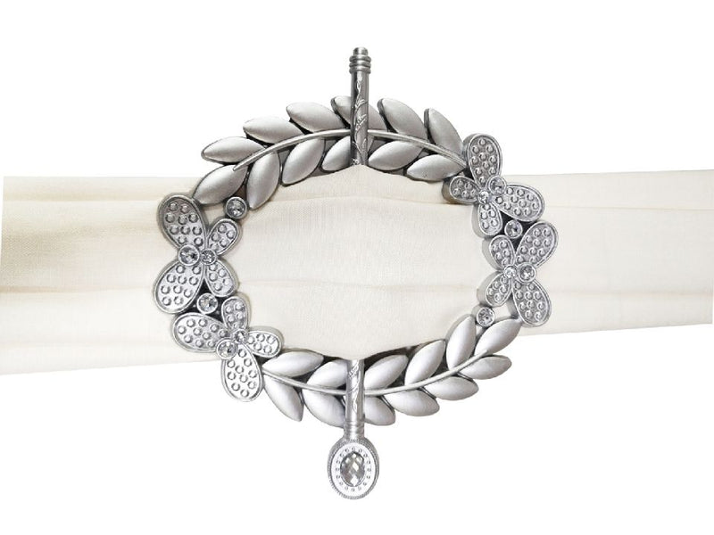 Oval with Butterfly Curtain Tie Back