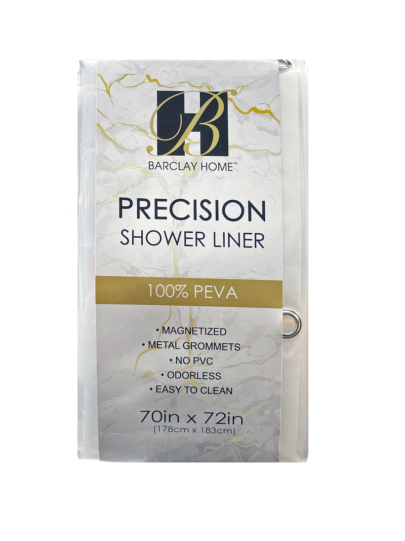 Precision Peva Shower Liner Clear