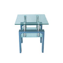 Modern Double Layer Glass Side Table