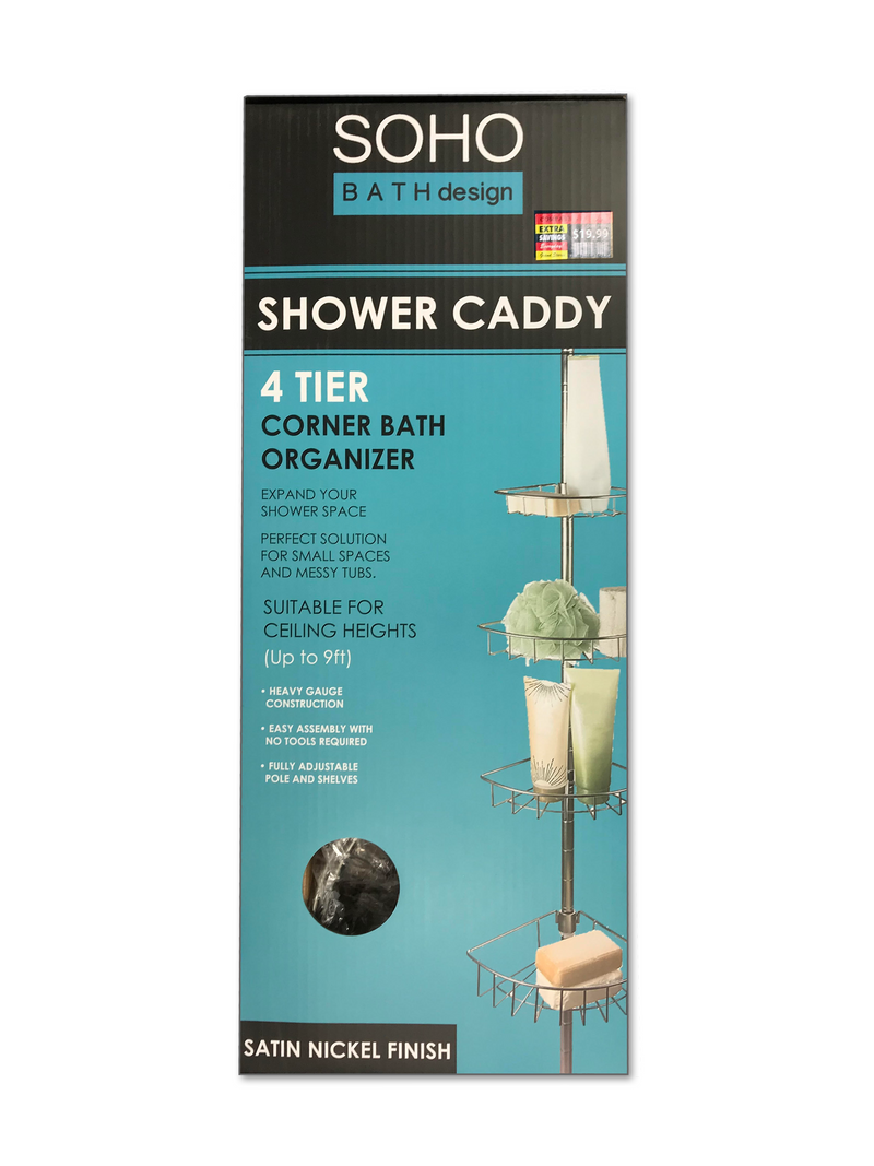 4 Tier Corner Shower Caddy