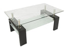 Modern Double Layer Glass Coffee Table