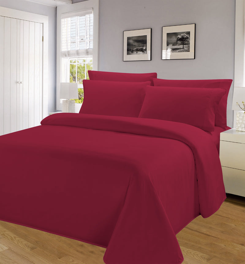 Winston Collection 6 Piece Solid 800 Sheet Set - FULL