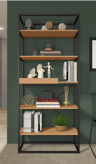 Contempo 5-Shelf Bookcase