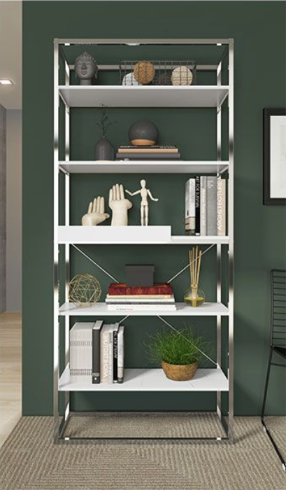 Contempo 5-Shelf Bookcase