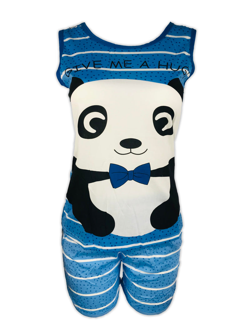 Give me a Hug Panda Cartoon Nightwear Set
